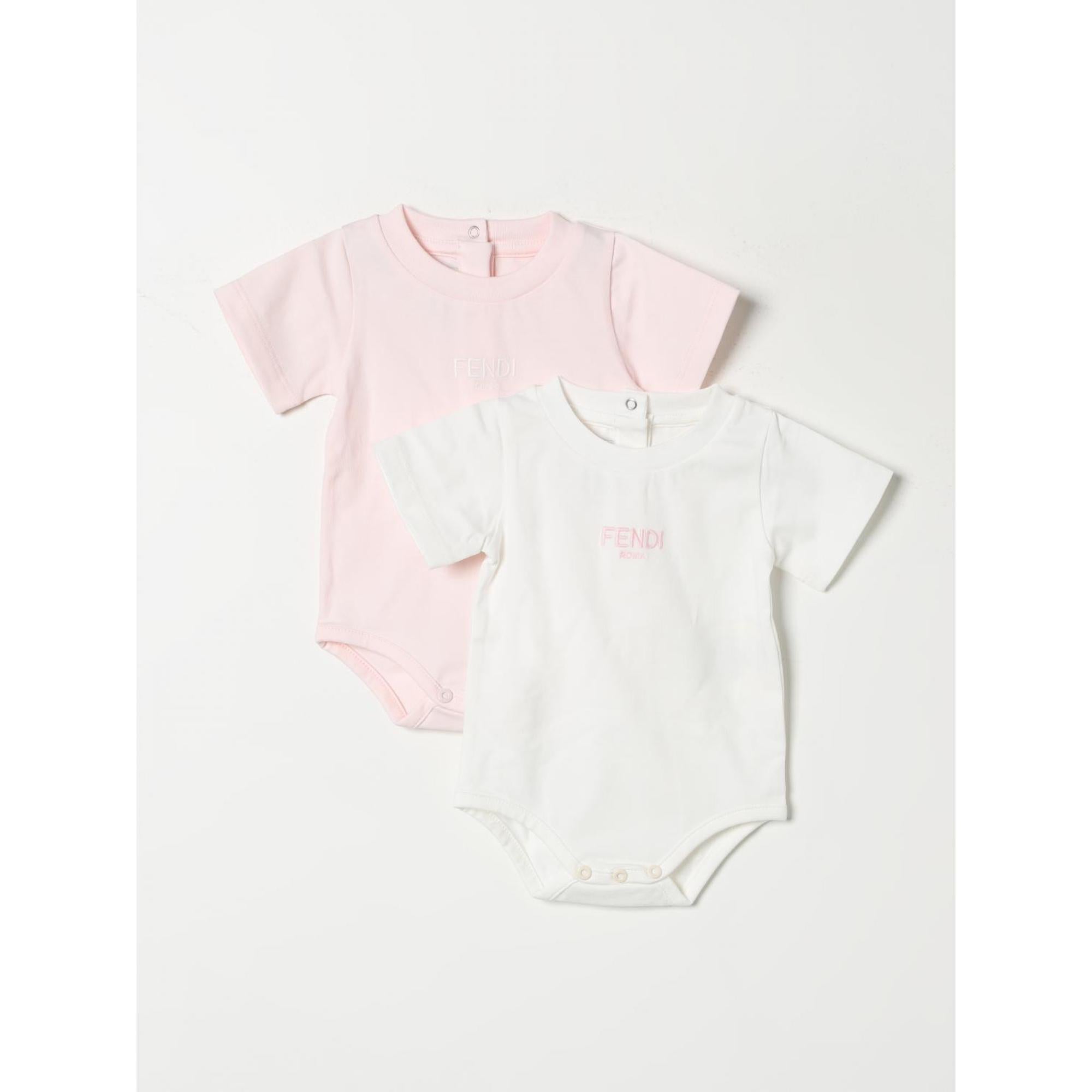 [NB UNISEX] 베이직 바디수트 핑크 세트