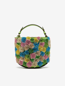 (Pin)_Pin Mini Bucket +C Pompons Taurillon Soft Multicolour - Aloé