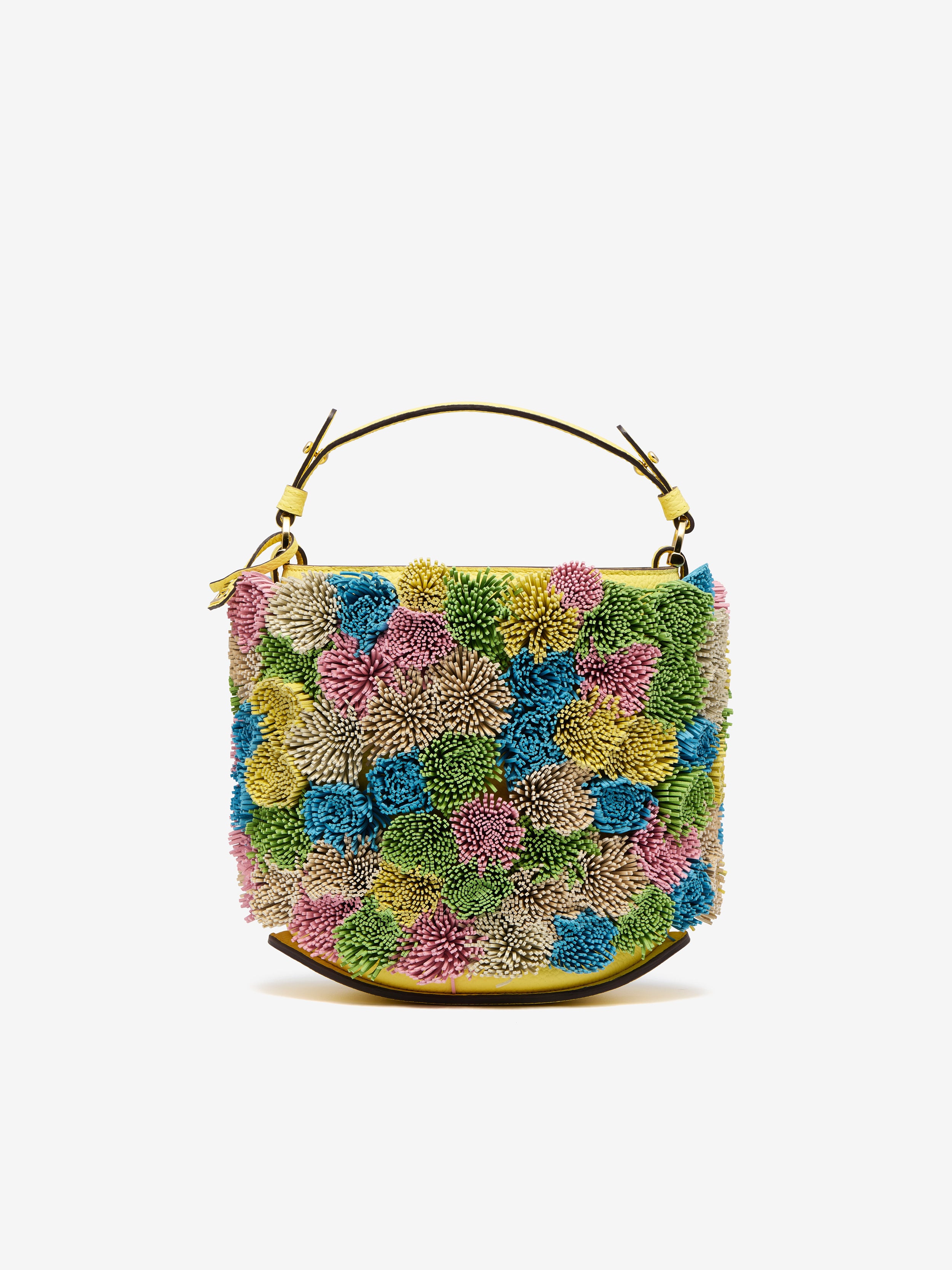 (Pin)_Pin Mini Bucket +C Pompons Taurillon Soft Multicolour - Sorbetto