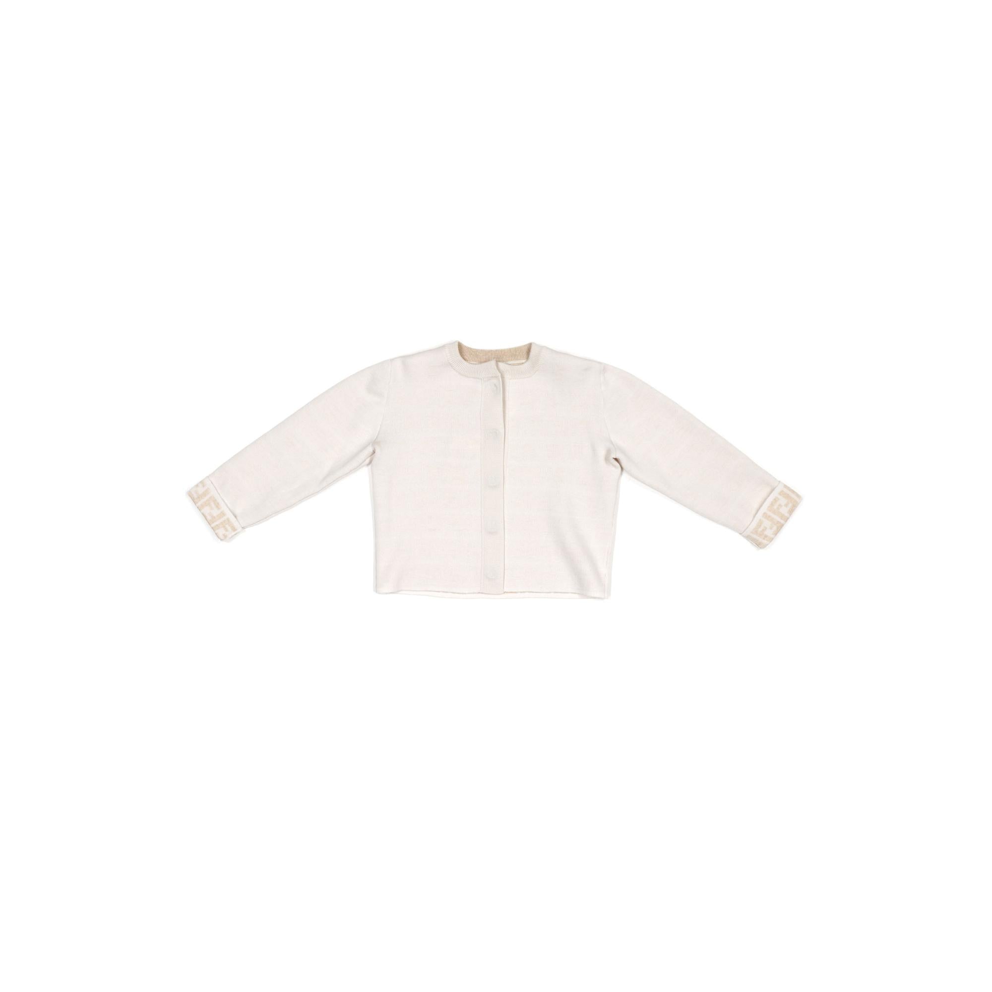 [KIDS GIRL] 화이트 로고 가디건