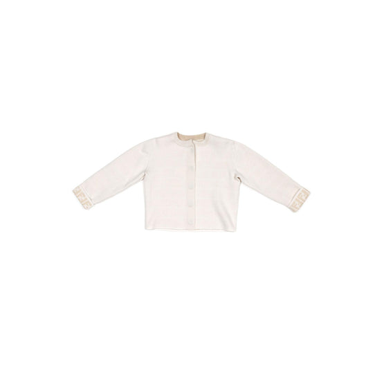 [KIDS GIRL] 화이트 로고 가디건