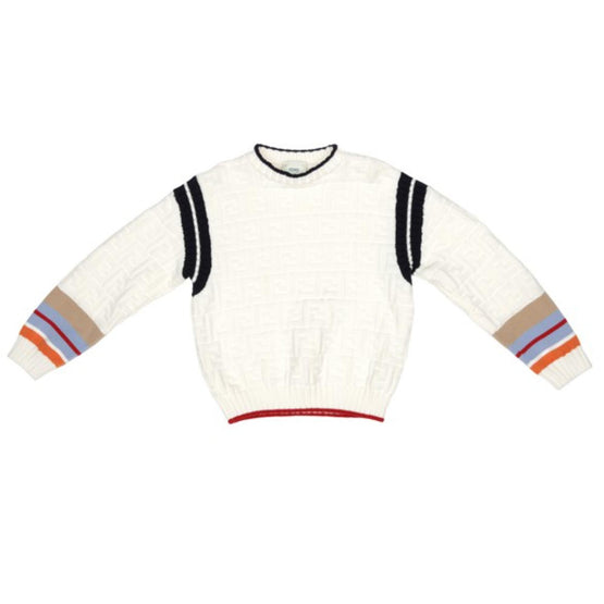 [KIDS BOY] 화이트 배색 니트