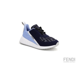 [SHOES/ACC/BAG] 네이비 블루 FF 패턴 메쉬 스니커즈