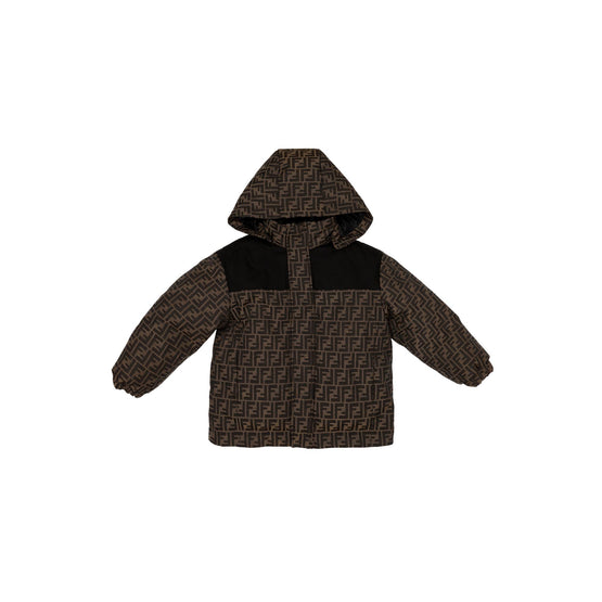 [KIDS UNISEX] FF 모노그램 패턴 패딩