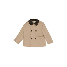[KIDS UNISEX] FF 모노그램 더블 트렌치 하프 코트