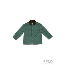 [KIDS UNISEX] 그린 퀼팅 자켓