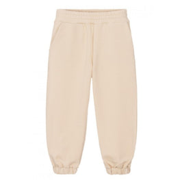 [KIDS UNISEX] 베이지 패치 로고 스웻팬츠