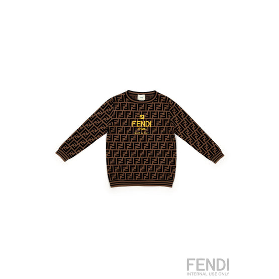 [KIDS UNISEX] FF로고 패턴 라운드넥 풀오버