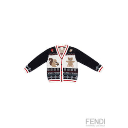 [KIDS UNISEX] 노르딕 일러스트 가디건