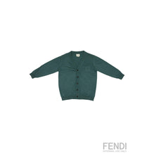 [KIDS UNISEX] 그린 울 가디건