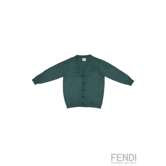 [KIDS UNISEX] 그린 울 가디건