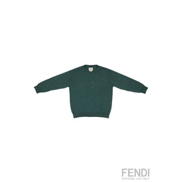 [KIDS UNISEX] 그린 울 니트
