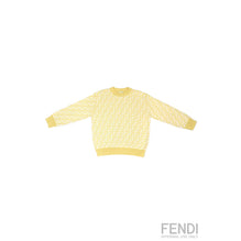 [KIDS UNISEX] 옐로우 FF 로고 니트