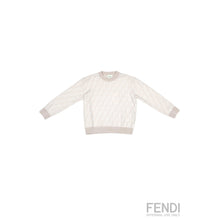 [KIDS UNISEX] 아이보리 FF 모노그램 풀오버 니트