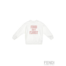 [KIDS UNISEX] 화이트 레터링 스웻셔츠