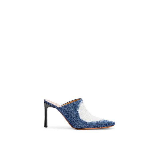 RIPPED DENIM MULE 90