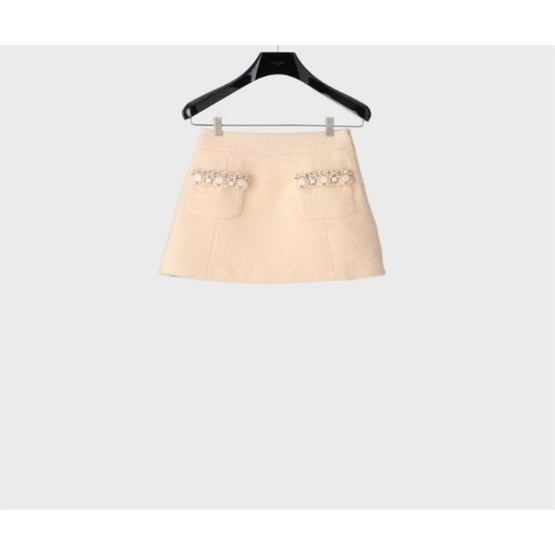 RJ025333J.01VA - MINI JUPE POCHES BRODEES