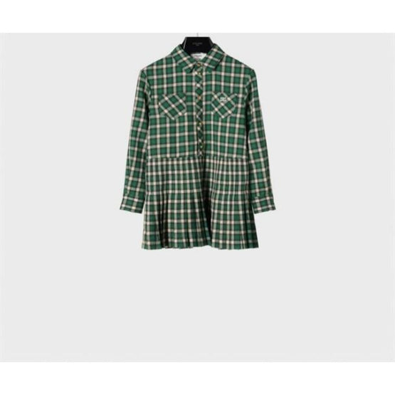 RR0CE0231.GAF1 - MINI ROBE CHEMISE JUPE PLISSEE