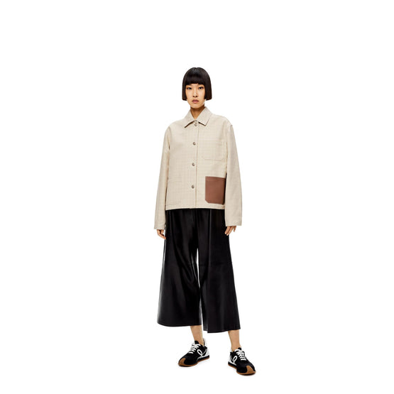 ANAGRAM JACQUARD BUTTON JACKET