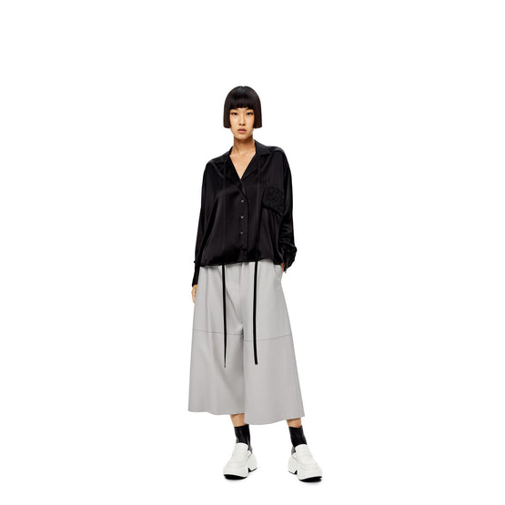 ANAGRAM SATIN PYJAMA BLOUSE