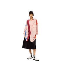 OVERSIZE GRAPHIC STRIPE SHIRT