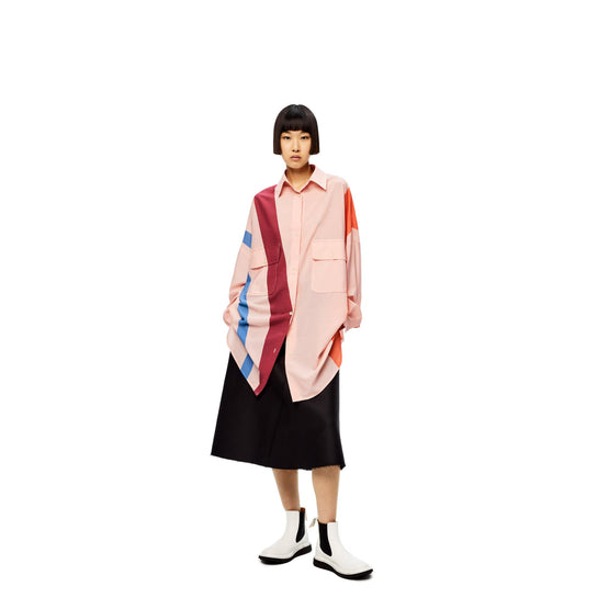 OVERSIZE GRAPHIC STRIPE SHIRT