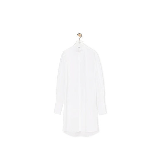 PLEATED SHIRT DRESS