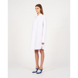 PLEATED SHIRT DRESS