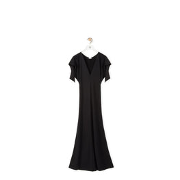 CAP SLEEVE MIDI DRESS