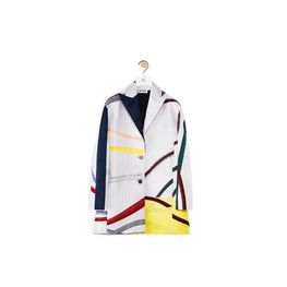 JACQUARD SLIT JACKET