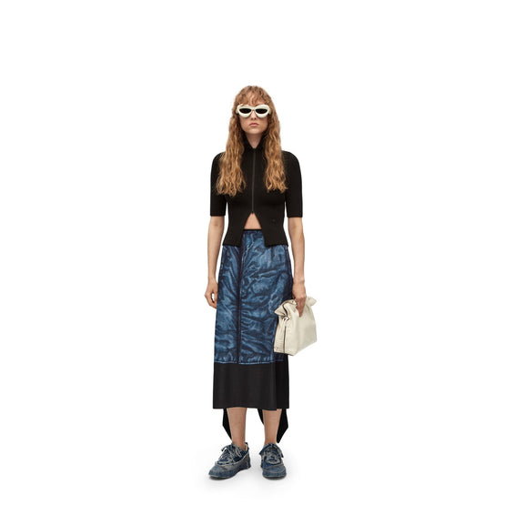 TROMPE L'OEIL MIDI SKIRT