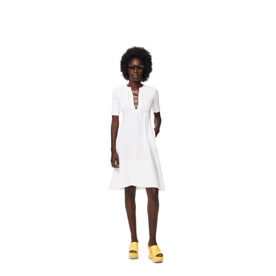 LACE-UP DRESS