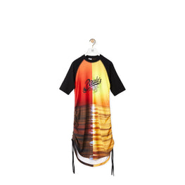 SUNSET RUCHED T-SHIRT DRESS