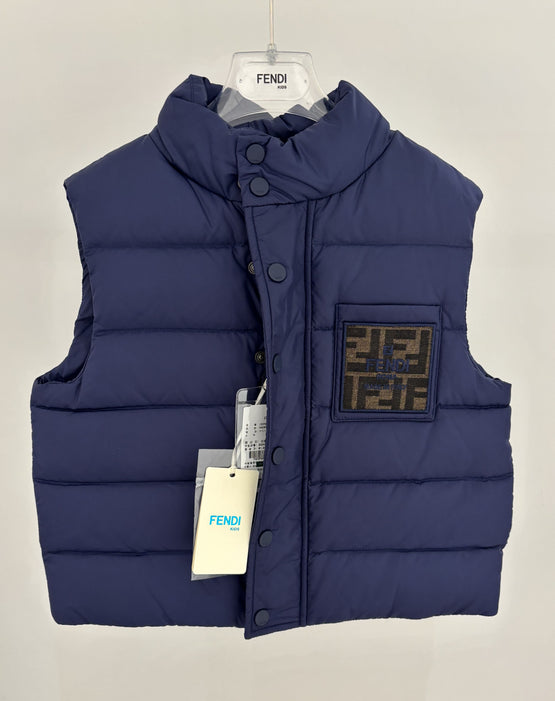[KIDS UNISEX] FF 모노그램 패치 패디드 베스트