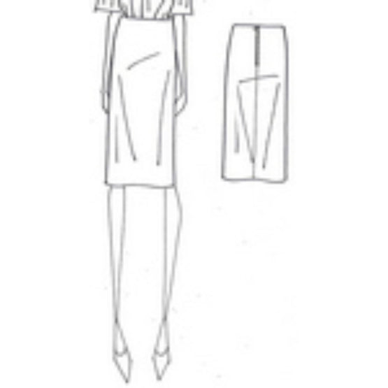 SKIRT - BLACK-WHITE