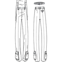 TROUSERS - COFFEE