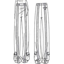 TROUSERS - STRAW