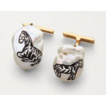 CUFFLINKS - NATURALE/ MIX ZEBRA