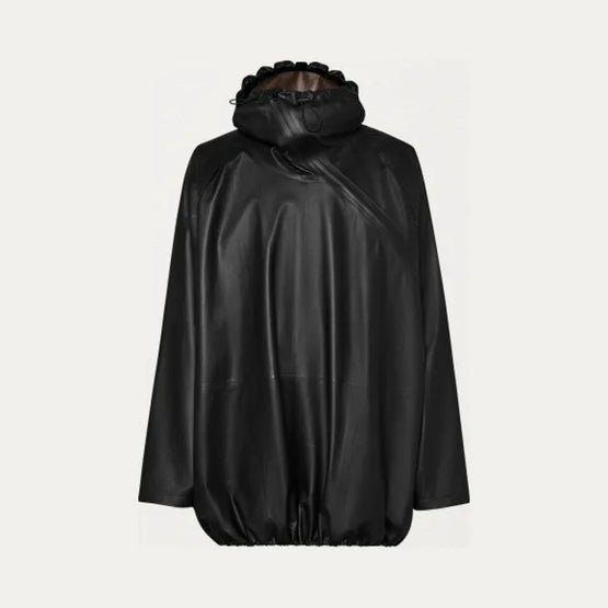 LEATHER - BLACK-CHOCOLATE