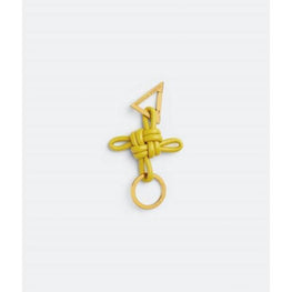 TRIANGLE DBL KNOT KEYRING - POLLEN-GOLD