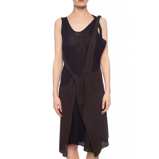 KNITWEAR - CHOCOLATE-BLACK