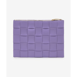MEDIUM FLAT POUCH - WISTERIA-GOLD