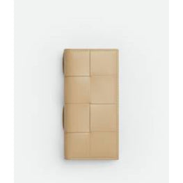SLIM LONG WALLET - PORRIDGE-SILVER