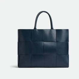 LARGE ARCO TOTE - DEEP BLUE-PALE BL-S