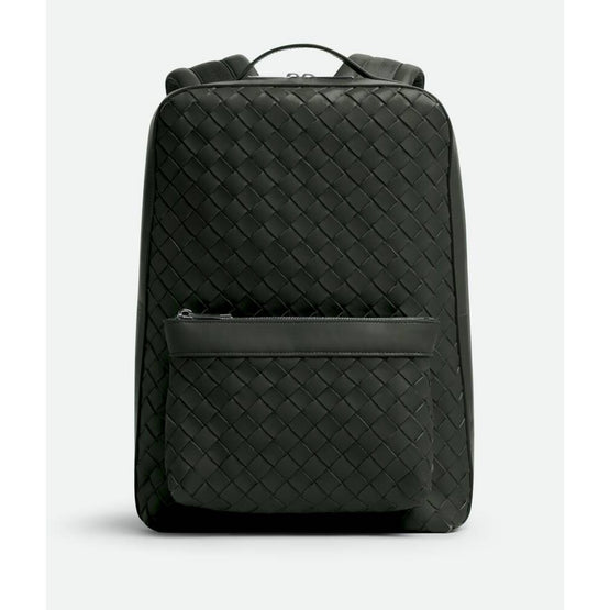 SMALL BACKPACK - DARK GREEN-SILVER