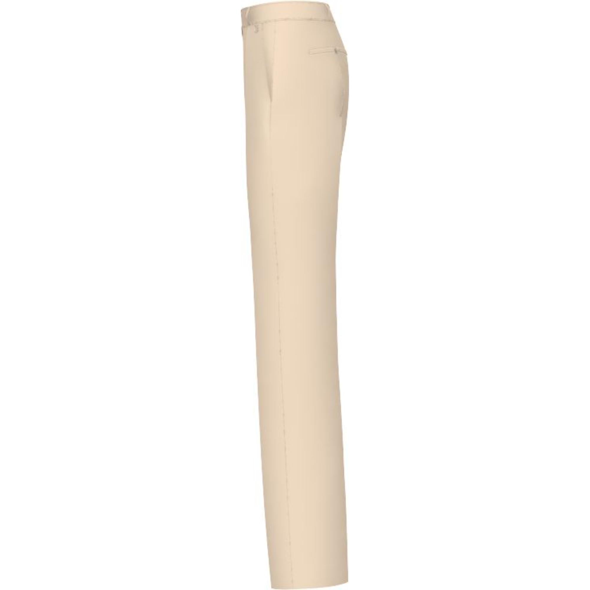 커스텀핏 모노그램 모티프 울 테일러드 팬츠